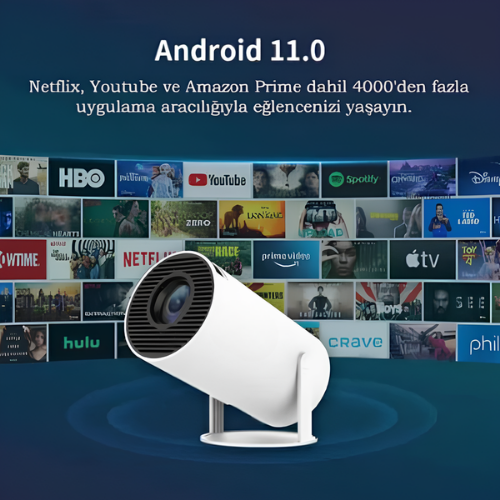 Portaflixx Projektör + Hediye Retro Oyun Konsolu